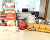 チョコレート不要のビスケットケーキ作り方1写真