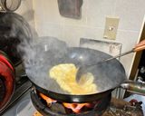 残った唐揚げリメイクで美味しいチャーハン作り方5写真