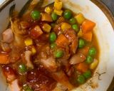 全てレンジ洋風キムチピリ辛オムライス弁当作り方6写真