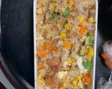 レンジ簡単中華風ロコモコ味炒飯弁当作り方13写真