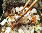 🦊北海道タコ白子|タチ🐙ちゃんちゃん焼きホイルで作り方4写真