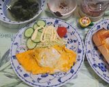 納豆チーズ入り簡単オムレツ作り方6写真