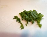 胡麻油香る！水菜と塩昆布のぶっかけうどん作り方1写真