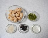 プラントベースフードの炒め煮（ビーガン）作り方1写真