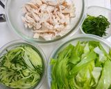 時短！節約！美味！鶏胸肉レタスで生春巻き作り方2写真