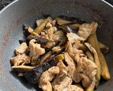 茄子と豚肉の味噌炒め作り方3写真