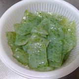 夏☆刺身こんにゃくとカニカマの塩麹酢みそ作り方2写真