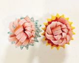 お弁当に！失敗しないハムのお花作り方7写真