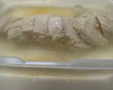 【簡単夕食作り置き】冷製サラダチキンと旨辛ソース作り方3写真