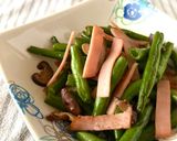 簡単副菜・お弁当★いんげん椎茸ハム炒め作り方8写真