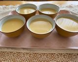 湯呑みお茶碗でとろとろ黒糖豆乳プリン作り方6写真