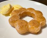 焼きポンデリング バニラアイス添え作り方3写真