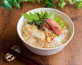 福岡県のあごだしでさらっと♩明太子さば茶漬け作り方3写真