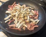 イカとキノコのバター醤油炒め作り方2写真