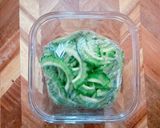揚げ玉入り♡ゴーヤーとなめ茸の和え物作り方2写真