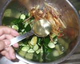 さっぱり夏野菜のナムル♪簡単きゅうり茗荷作り方4写真