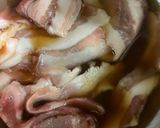 簡単　豚丼紅生姜のせ作り方5写真