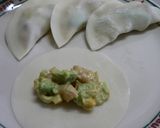 エビアボカドの揚げ餃子～カレー風味♪～作り方3写真