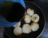 じゃがいもとひき肉の照り焼きミルフィーユ作り方4写真