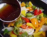 酒の肴☆なすの彩りあんかけ作り方8写真