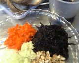 繊維たっぷり椎茸つくね作り方1写真