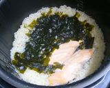 鮭とわかめの炊き込みご飯作り方6写真