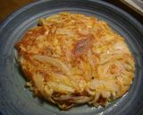 新玉ねぎのキムチ焼き♪お好み焼き風作り方2写真