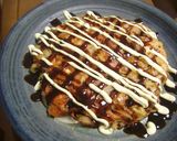新玉ねぎのキムチ焼き♪お好み焼き風作り方4写真