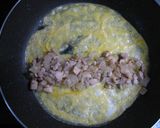 鶏むね肉と新玉ねぎの柚子胡椒風味の卵焼き作り方3写真