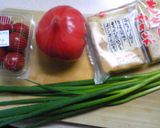 トマトと厚揚げ♡オイスターソース炒め作り方1写真