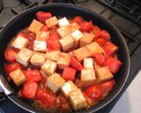 トマトと厚揚げ♡オイスターソース炒め作り方4写真