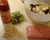 茄子とひき肉の♔アジアン〜なスイチリ炒め作り方1写真