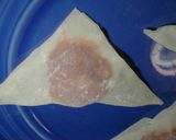 えびチリ三角揚げ作り方3写真