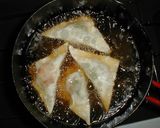 えびチリ三角揚げ作り方4写真