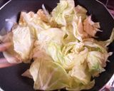 キャベツの卵あんかけスープ焼きそば作り方7写真