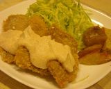 ☆まぐろカツ☆豆腐ソースdeマヨチリ風♫作り方7写真