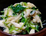 ヘルシー！筍の穂先と三つ葉の和え物！作り方3写真