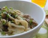 ゆずこしょうが決め手！しめじあんかけ丼作り方5写真