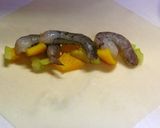えびとセロリの蒸焼き春巻作り方2写真
