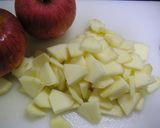 りんごとレーズンの甘煮作り方1写真