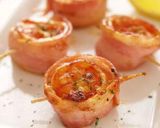 海老のくるりんベーコン巻き焼き作り方3写真