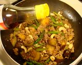 茄子とひき肉の♔アジアン〜なスイチリ炒め作り方6写真