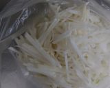 大根の皮のきんぴら作り方1写真