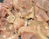ワンパン🍗鶏もも肉の甘酢炒め(^_-)-作り方1写真