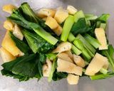 小松菜と油揚げの煮浸し⭐︎レンジで⭐︎4分作り方3写真