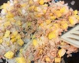 じゃがいもと玉ねぎとひき肉のオムレツ作り方6写真