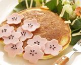 春野菜のデコホットケーキ作り方6写真