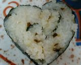 ハートの巻きごはん♪作り方4写真