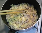 たけのこの鶏そぼろチック作り方2写真