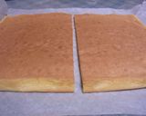牛乳パックで♡ハートのロールケーキ♬作り方6写真